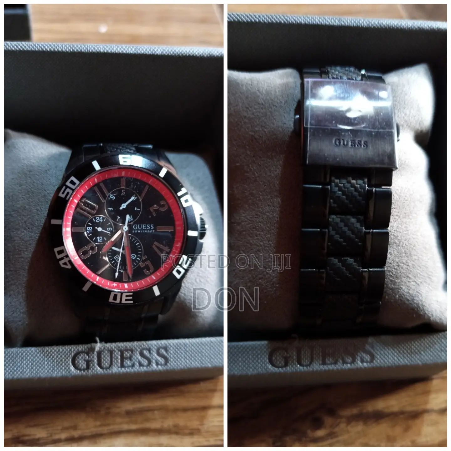 Guess Chronograph Carbon Fibre Watch