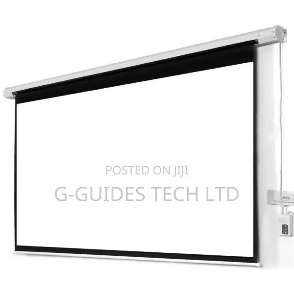 200cm X 200cm Electric Projector Screen With Remote