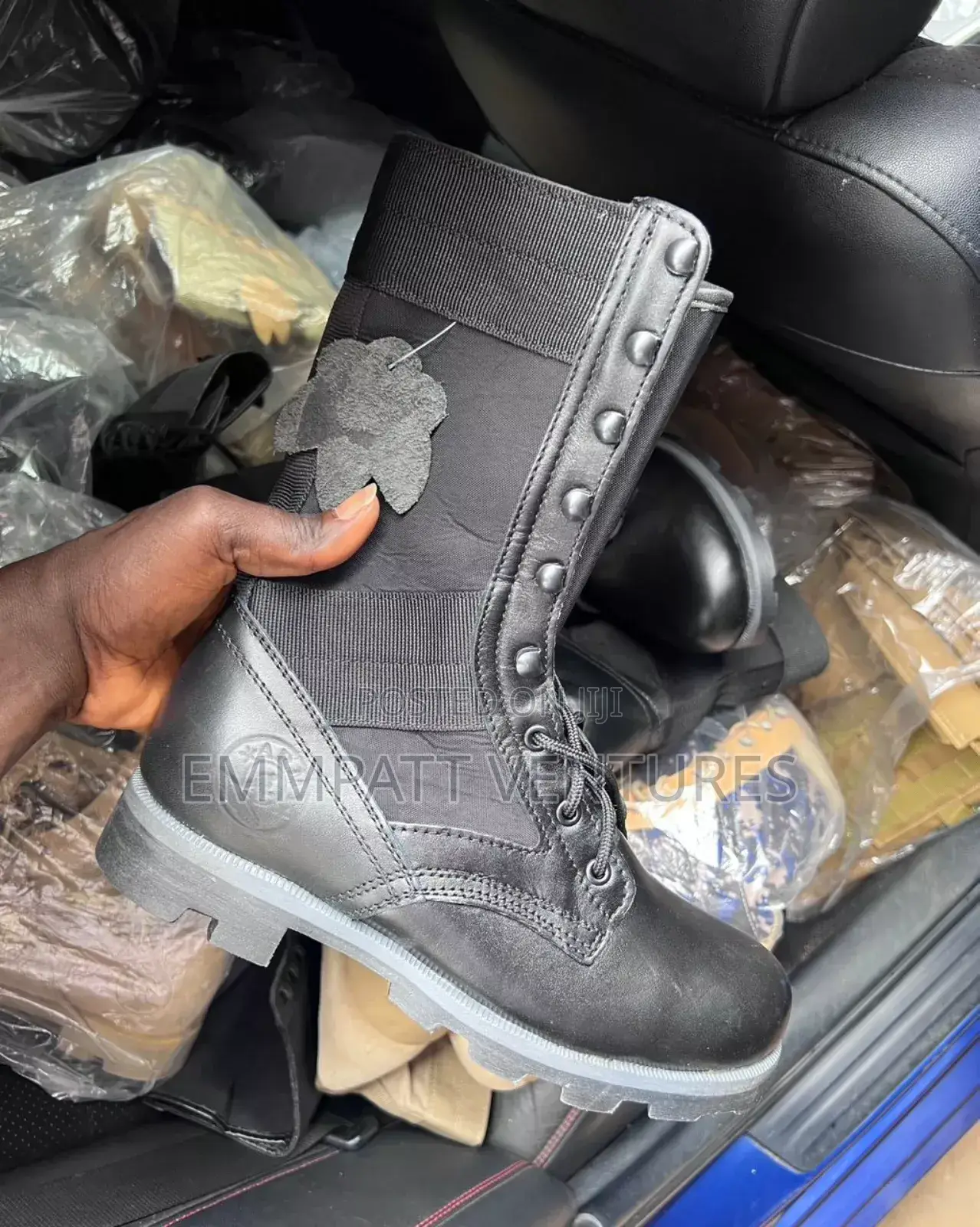Grade 'A' Half Leather Armstrong Boot