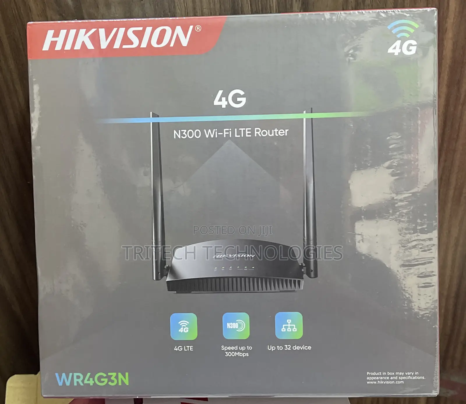 Hikvision Ds-3wr4g3n 4g Lte Wi-Fi Router 300mbps Sim Support