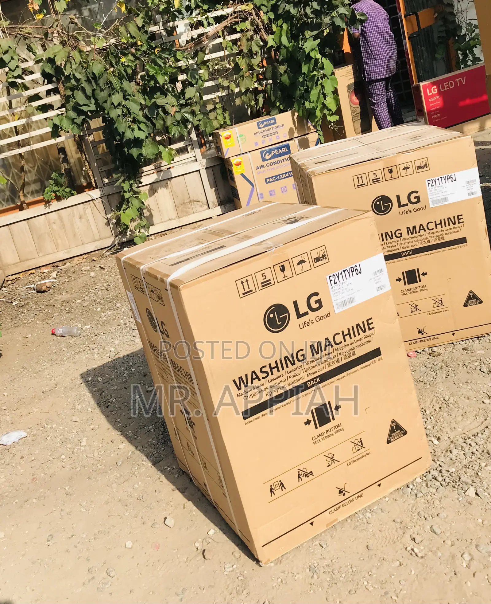 Sealed in Box LG F2Y1TYP6J 8kg Front Load Washing .