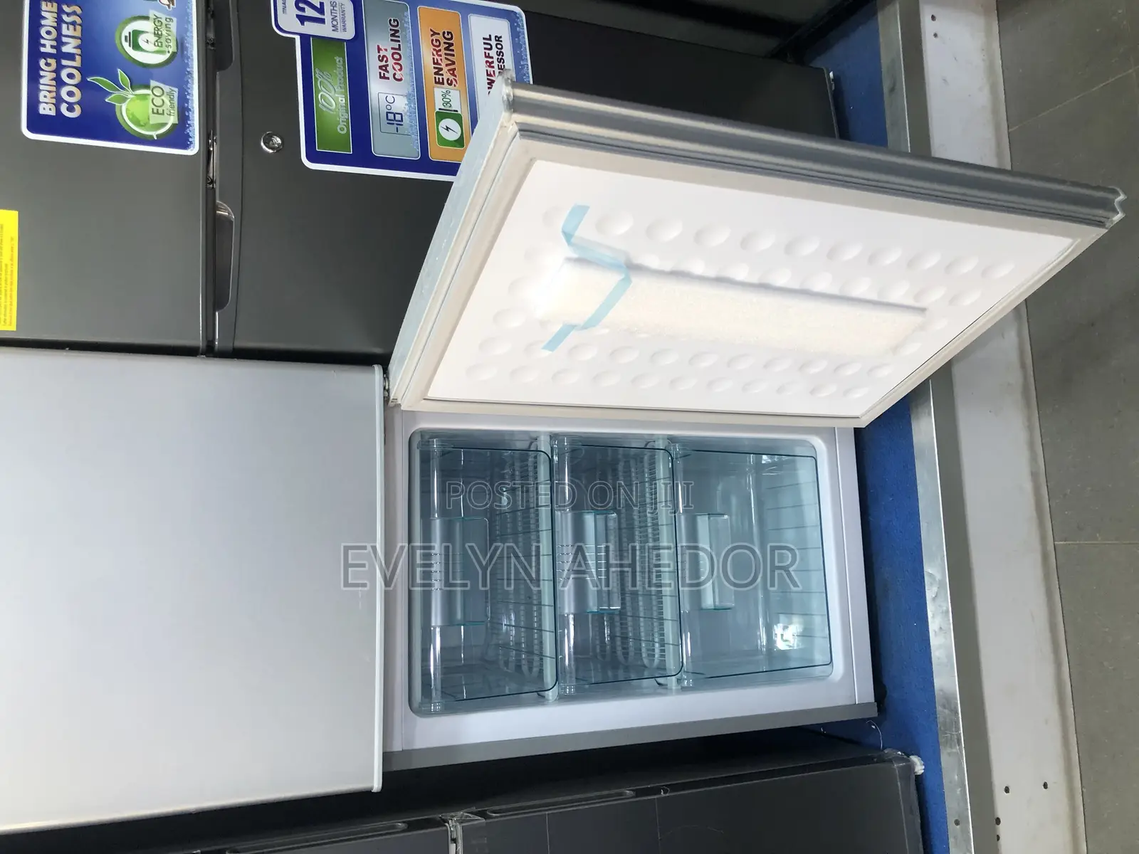Nasco Double Door Bottom Freezer 158 Liters Available