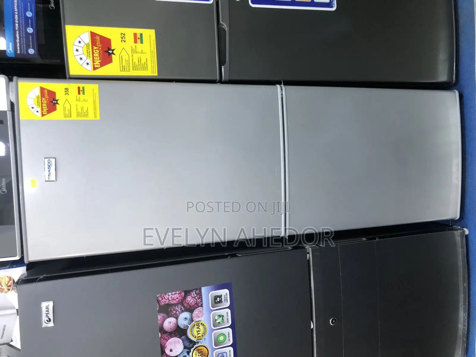Nasco Double Door Bottom Freezer 158 Liters Available