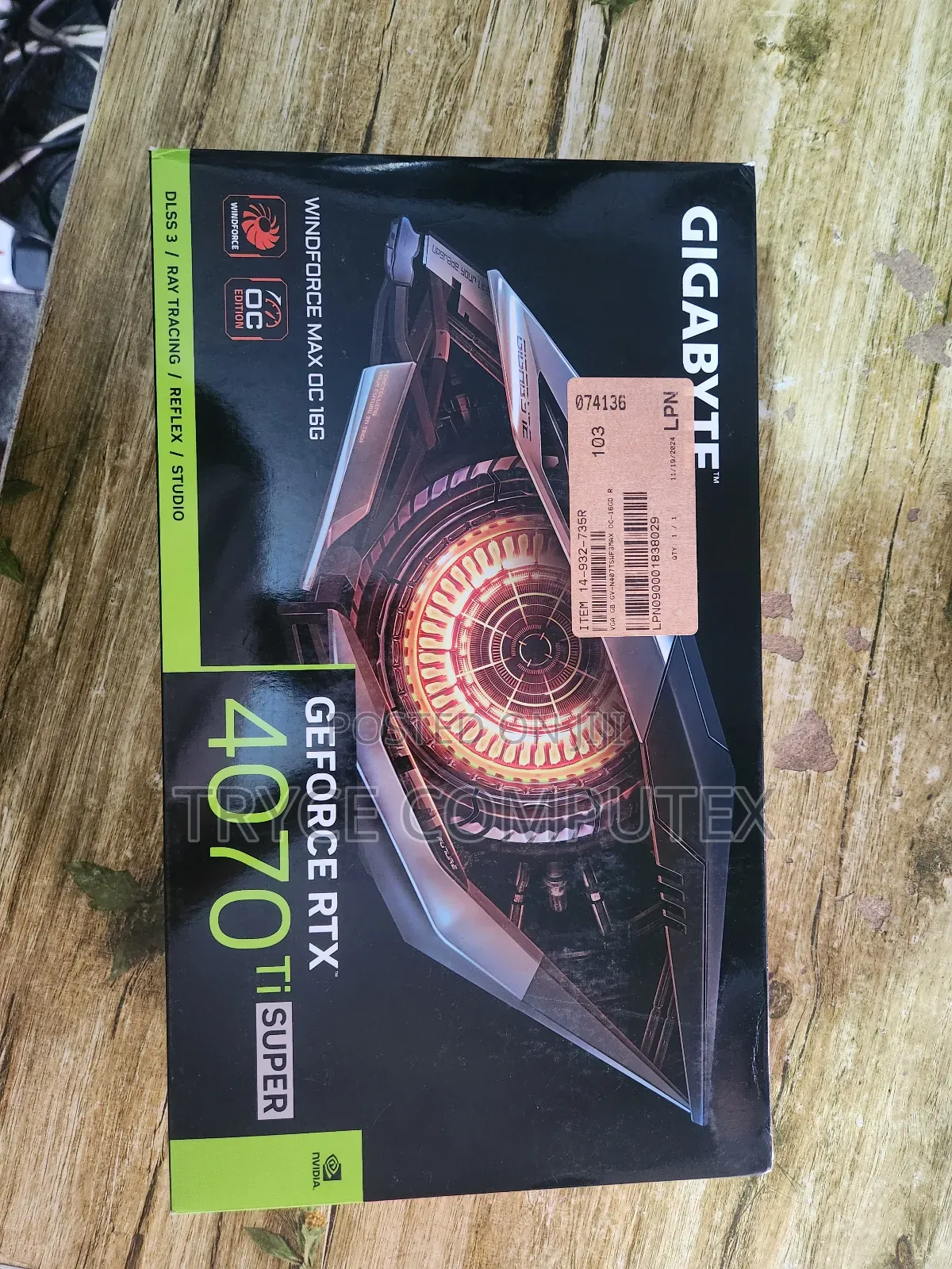 Gigabyte RTX 4070 Ti Super 16gb Graphic Card