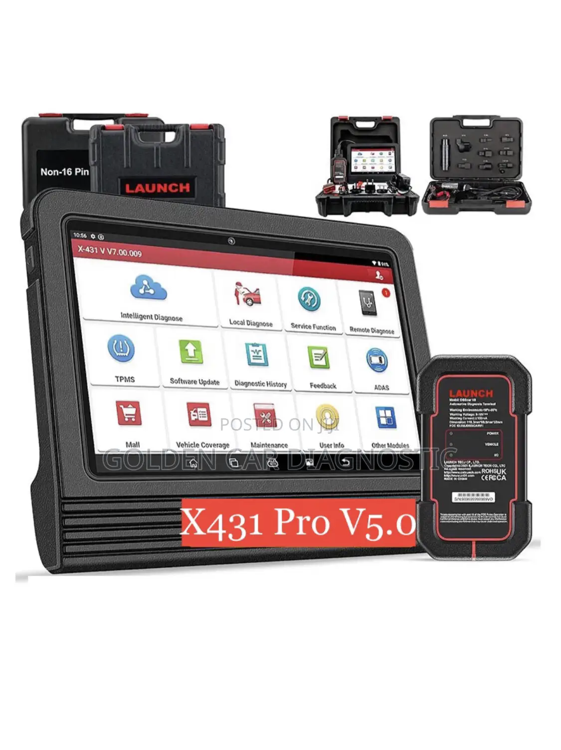 Launch X431 Pro V5.0 Obd2 Car Diagnostic Scanner