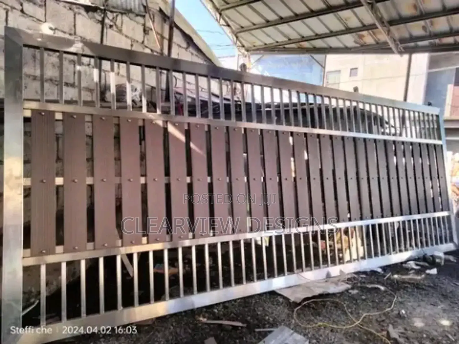 Composite Sliding Stainless Steel Gate