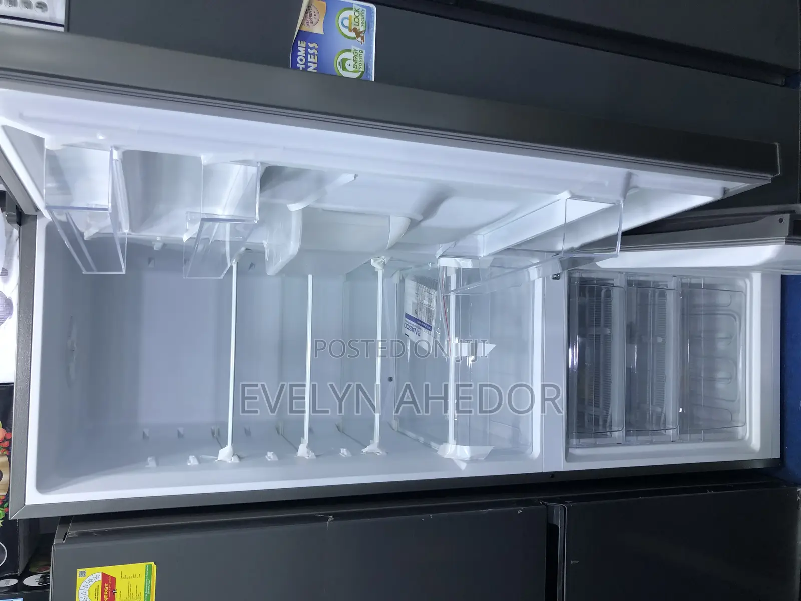 Quality Nasco Double Door Fridge With Water Dispenser 268lt