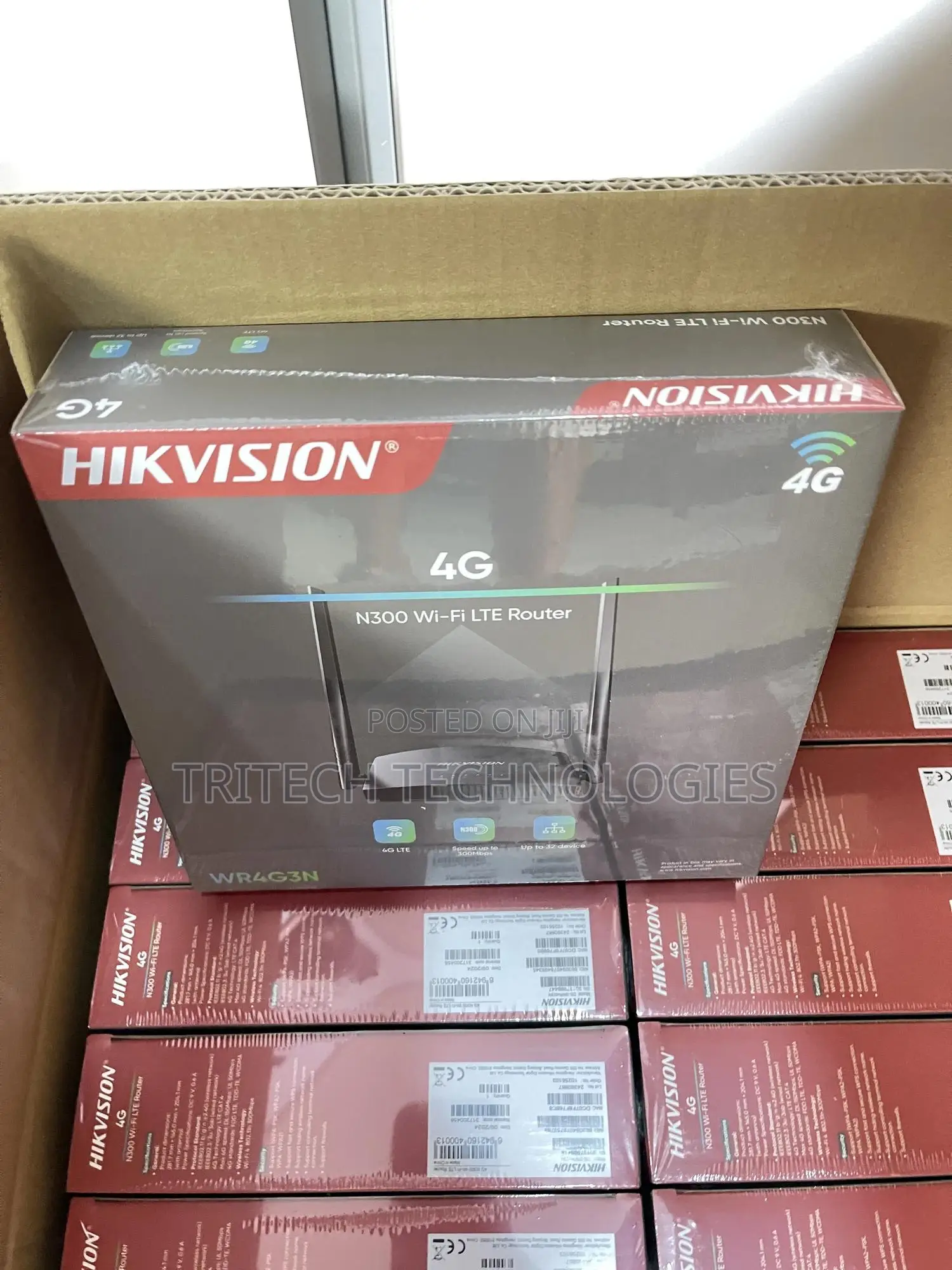 Hikvision Ds-3wr4g3n 4g Lte Wi-Fi Router 300mbps Sim Support