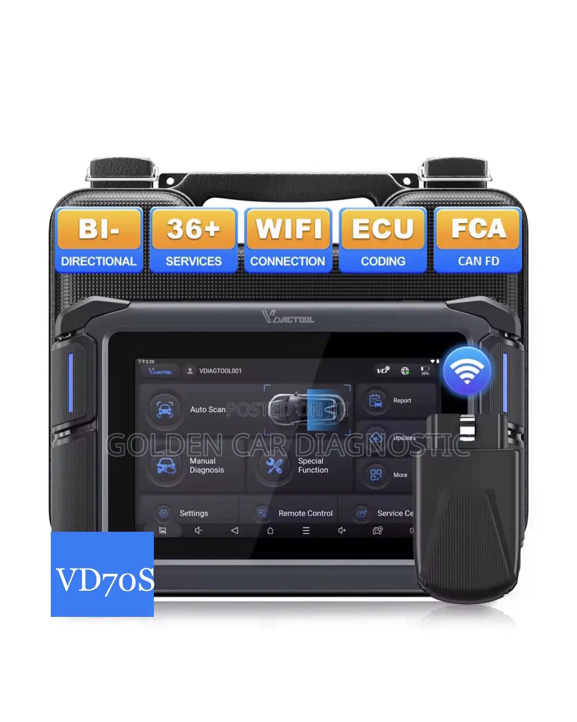 Vdiagtool Vd70s Bt. Obd2 Car Diagnostic Scanner