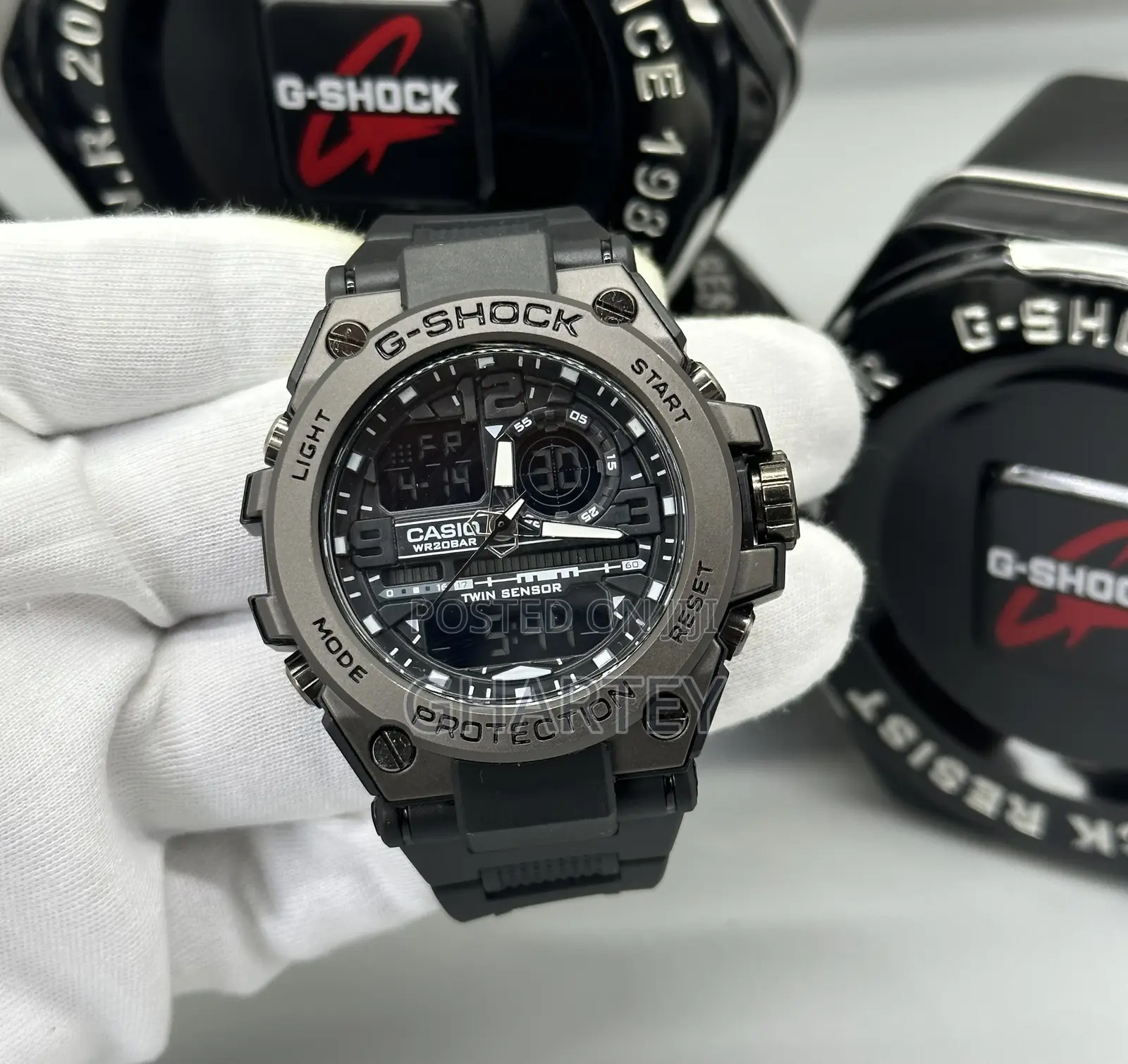 Digital Analog Gshock Sports Watch