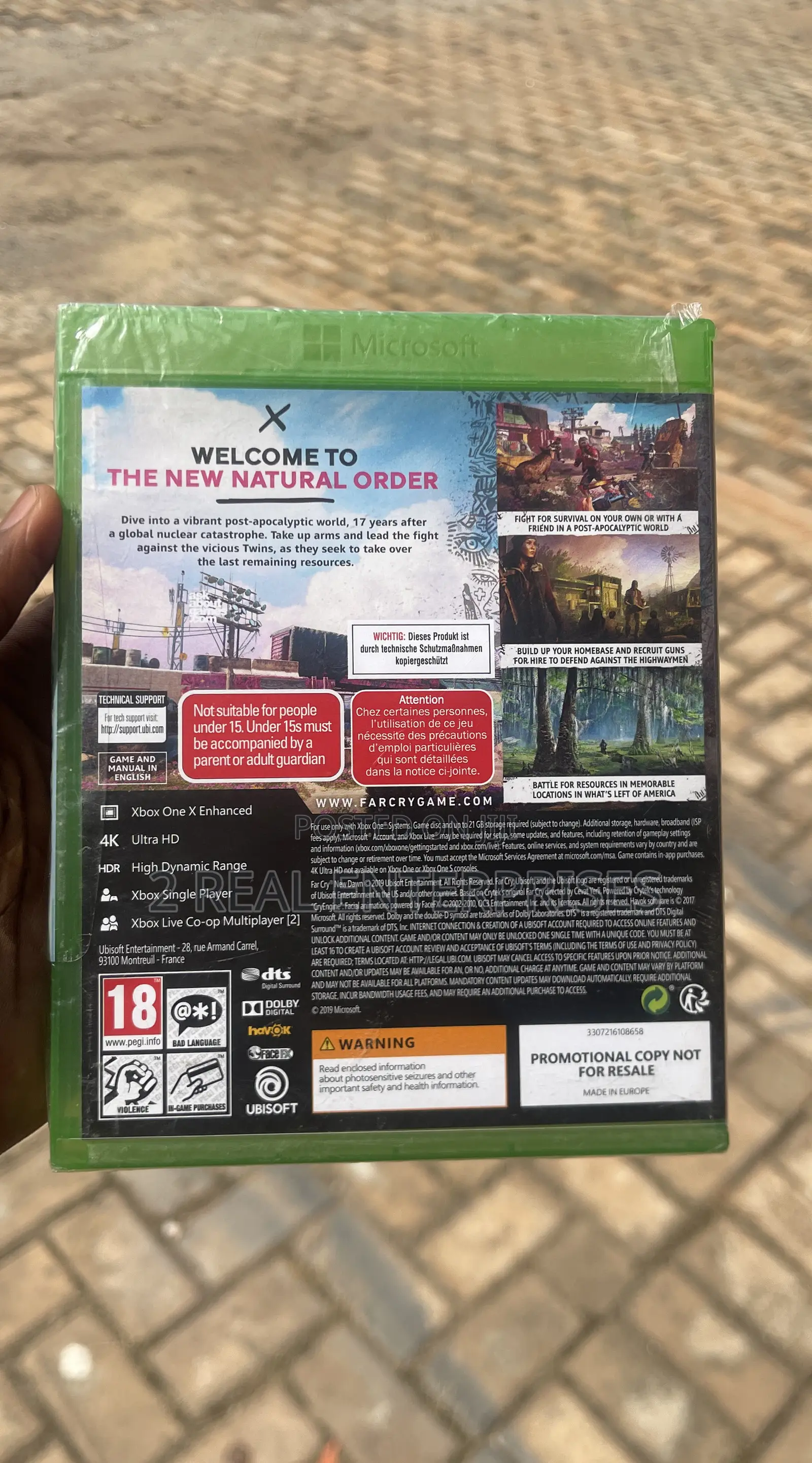 New Xbox One Farcry New Dawn Game CD