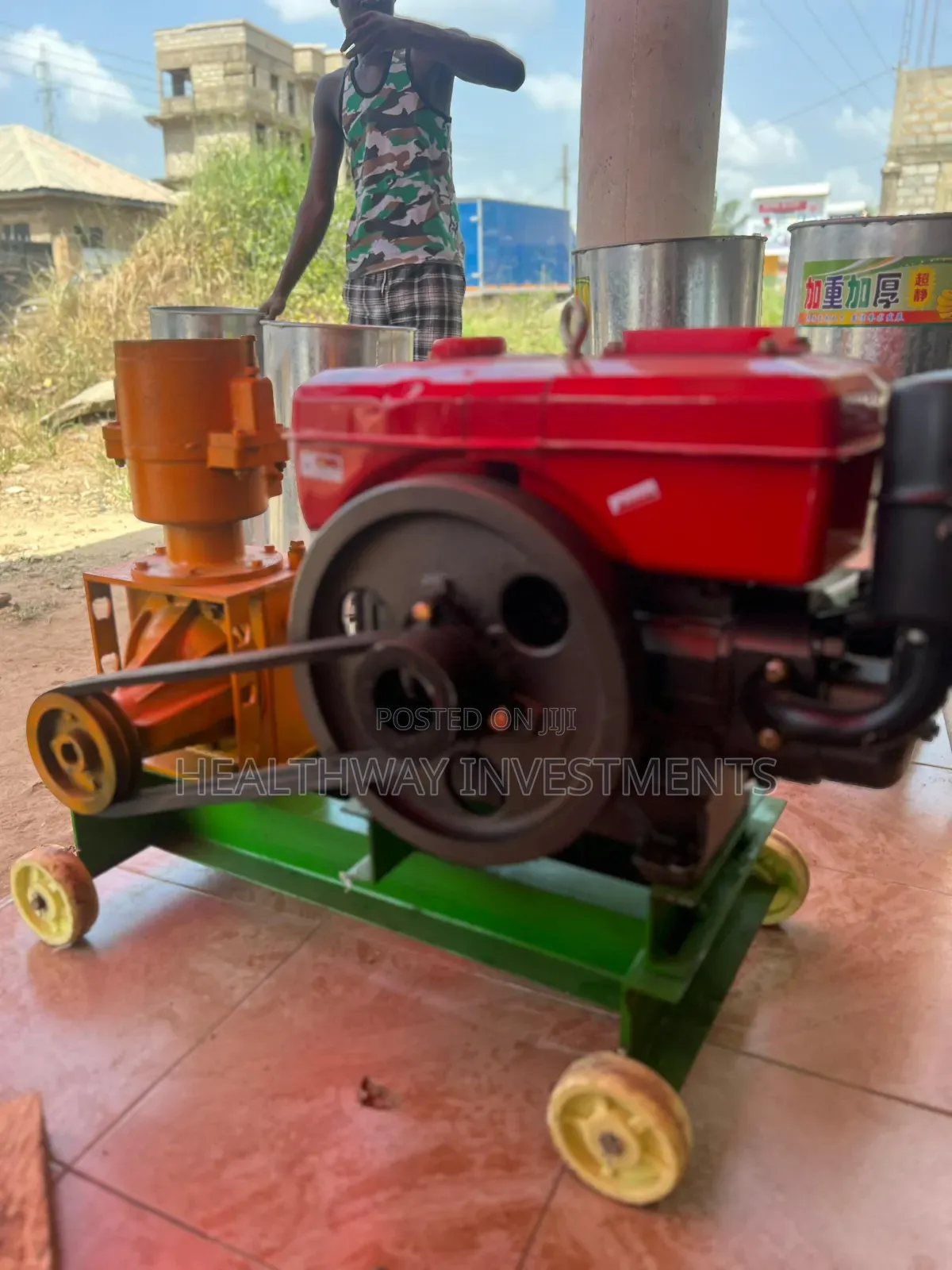 Pellet Machine 8hp Diesel Engine 200kg Per Hour