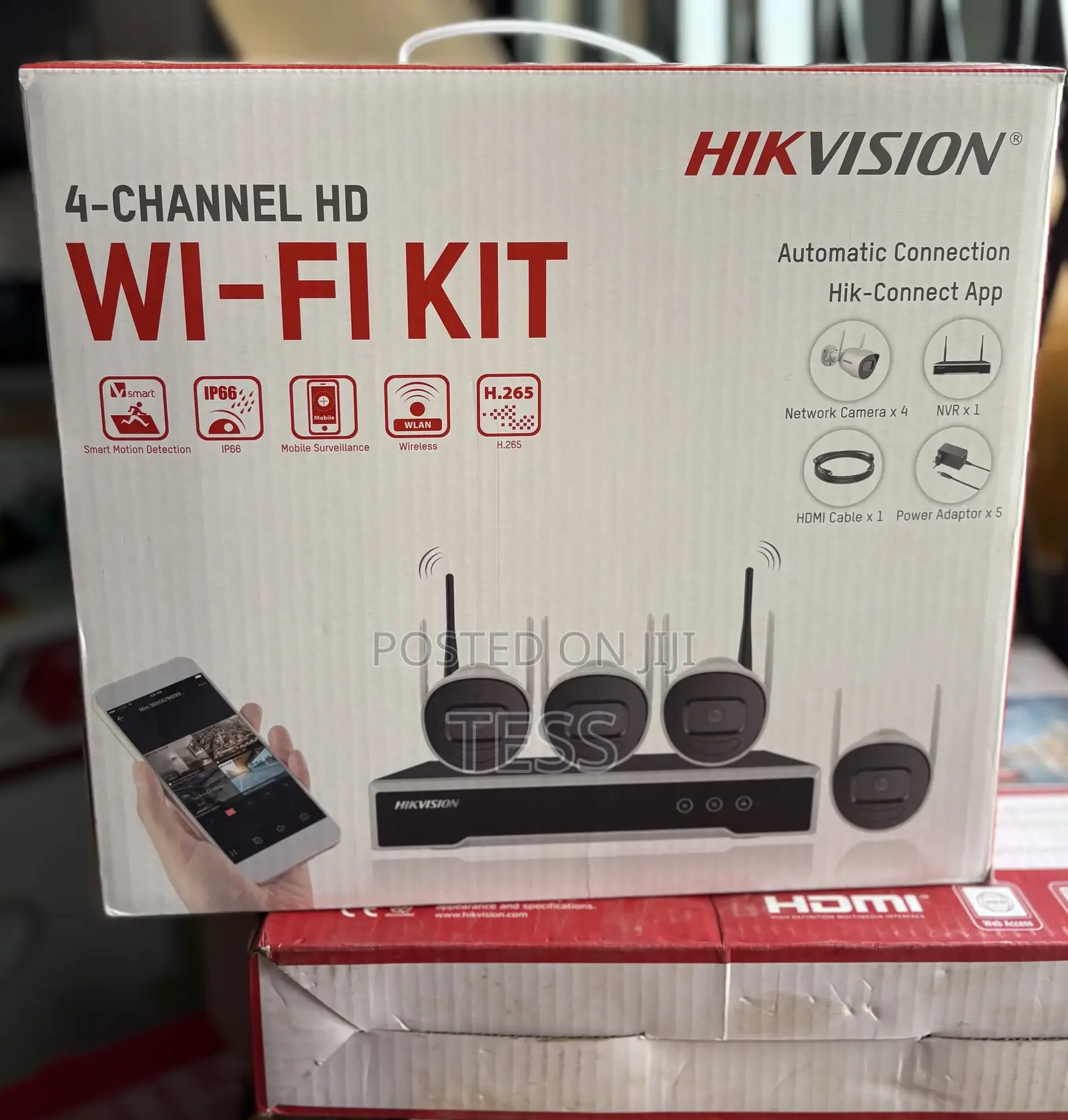 Hikvision Wifi Kit 4ch 4mp Bullet+1tb HDD Nk44woh-1t(Wd)D