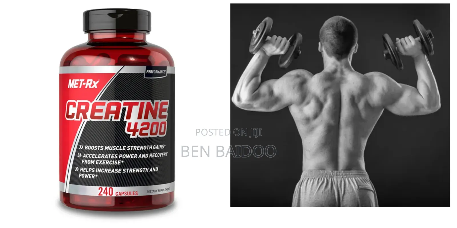 Creatine Gym Body Building Supplement For Men Women