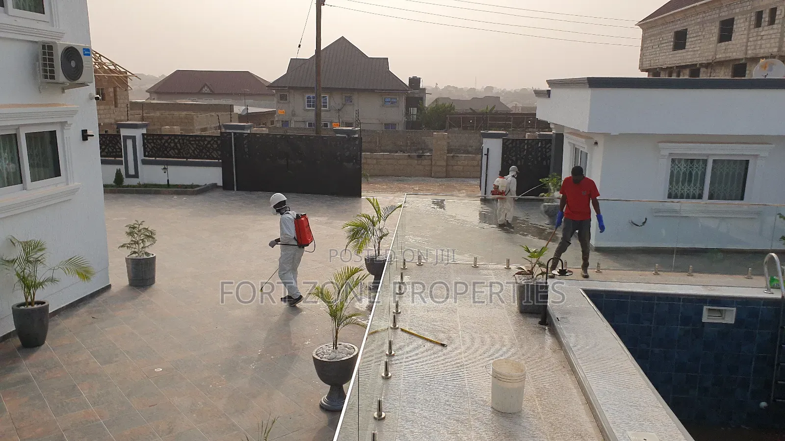 Swimming Pool Cleaning and Fumigation With Cleantex