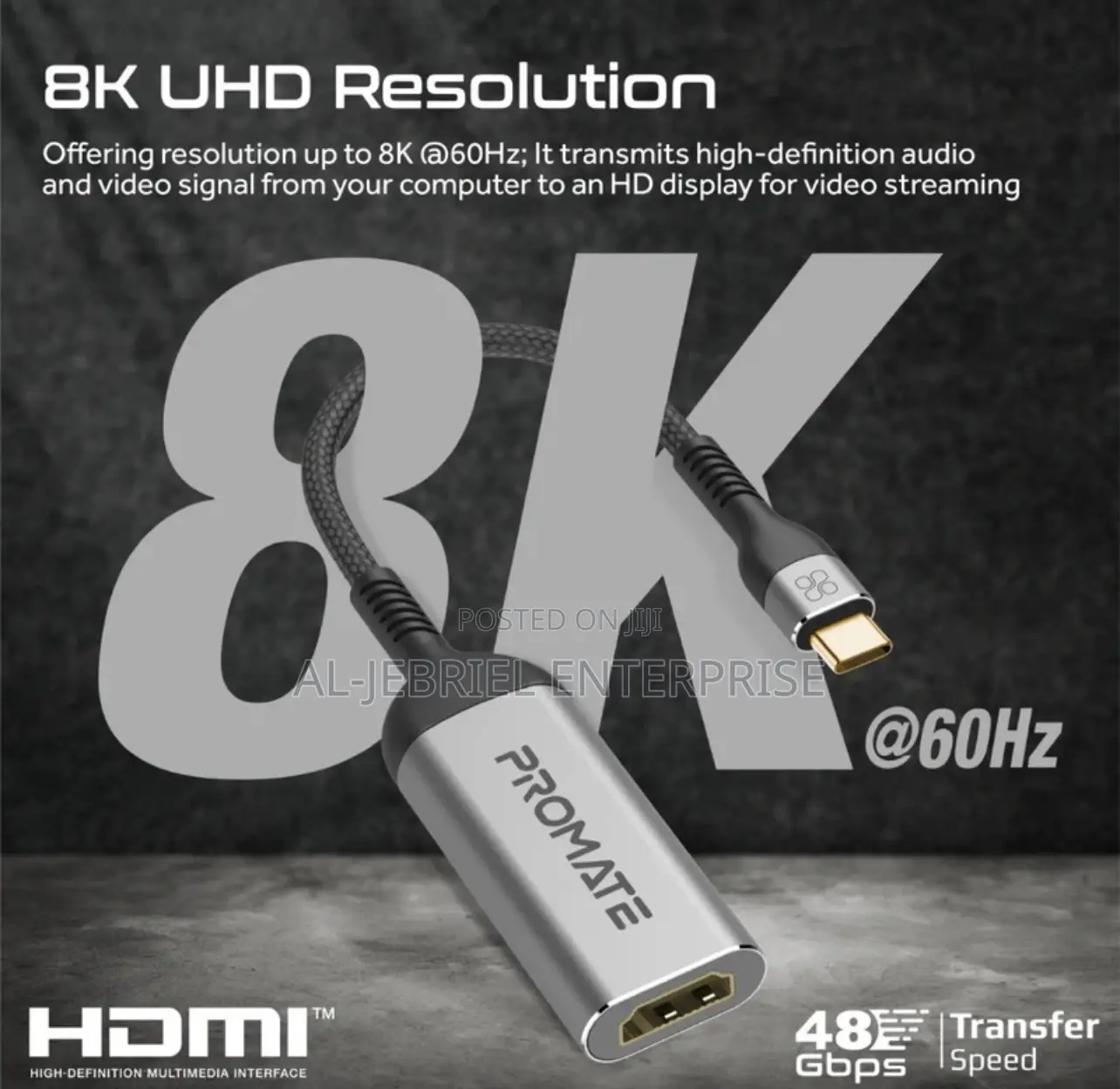 Promate Medialink- USB-C to at 60hz HDMI Adapter