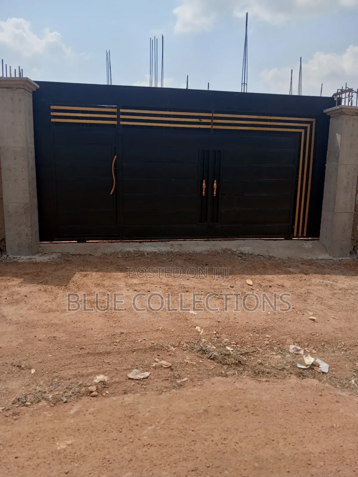 Ggalvanised Metal Gate