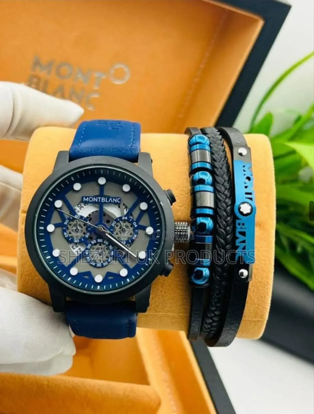 Mont Blanc Watch Bracelet Set