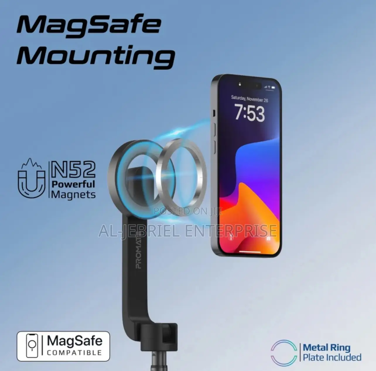 Magstick Promate Foldable Selfie Stick With Bluetooth Remote