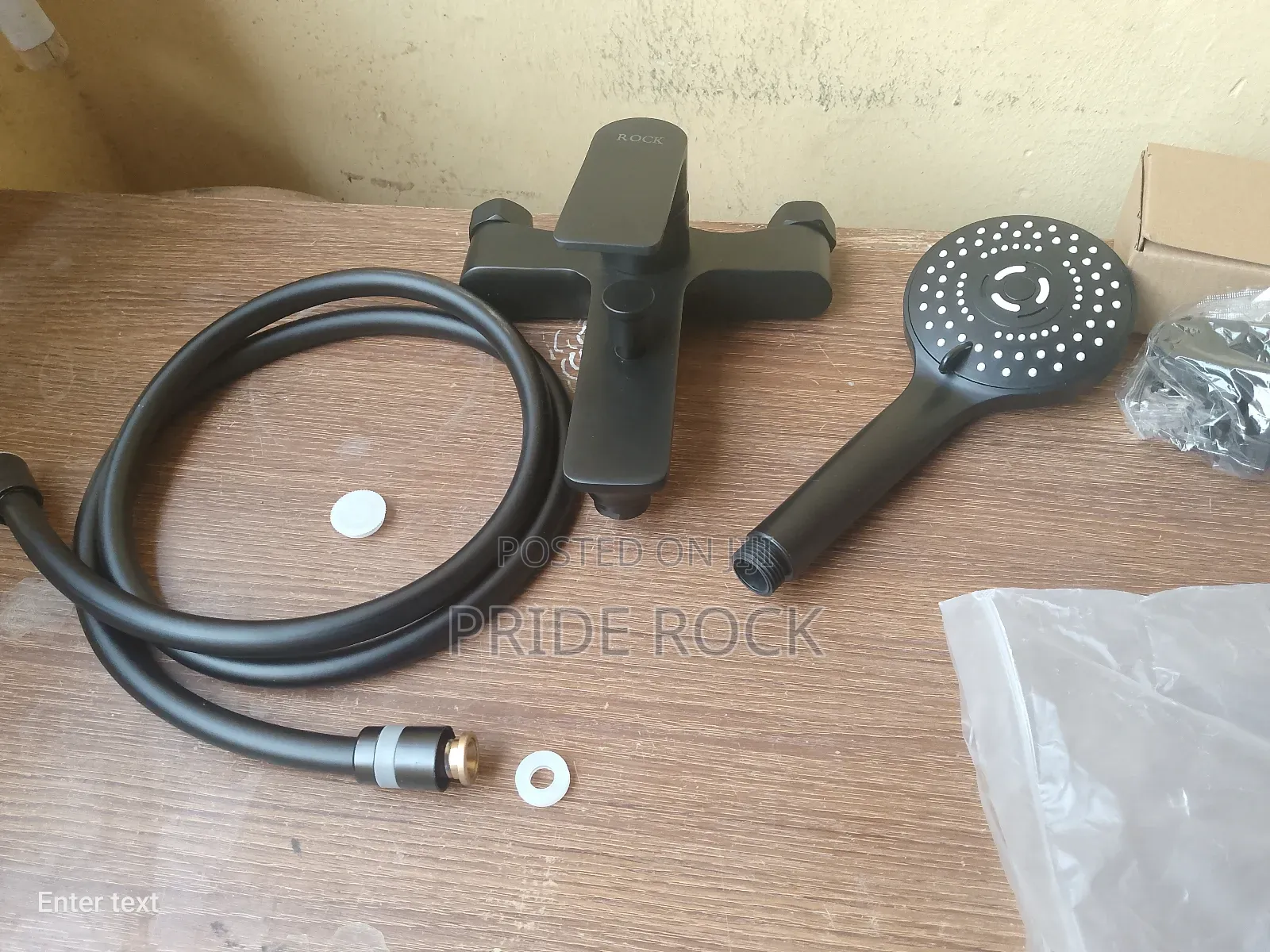 Black Telephone Shower, Shower Tap, Bathroom Faucet