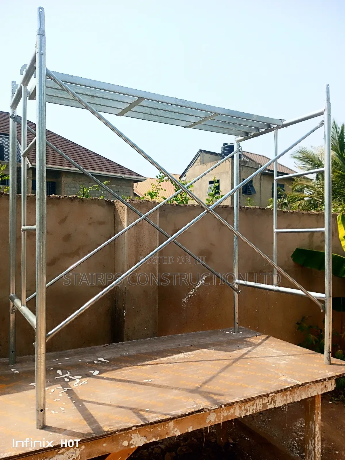 Galvanized China Scaffolds 5.5ft Tall for Sale.