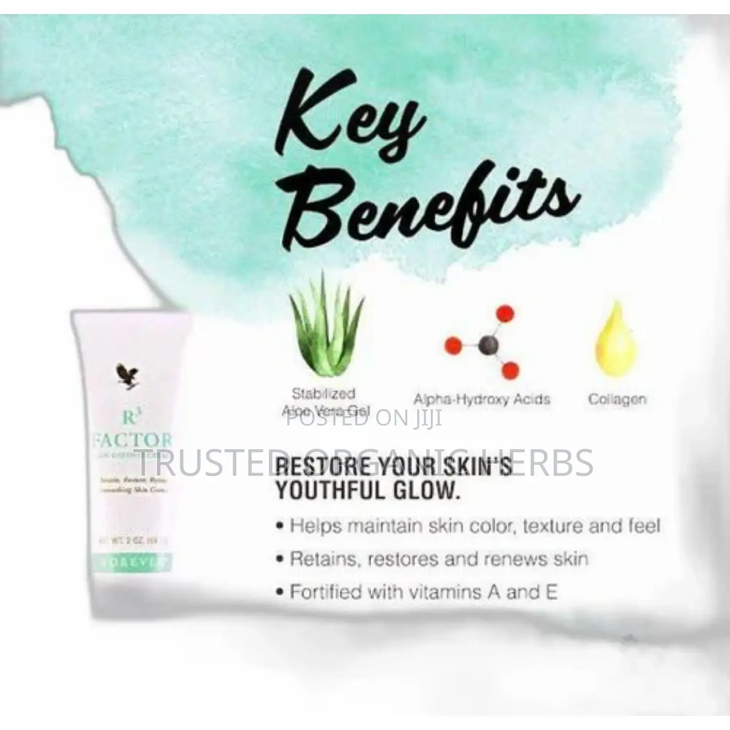 Forever R3 Factor-Retains, Restores Renew Your Skin to Glow