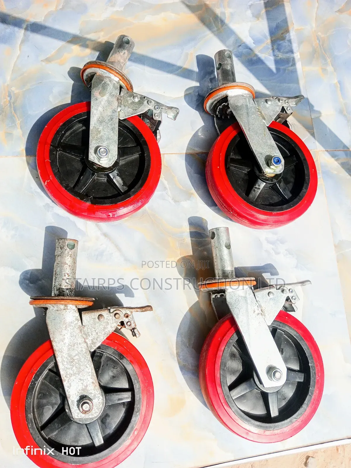Wheels for Scaffolds for Sale and Rent.