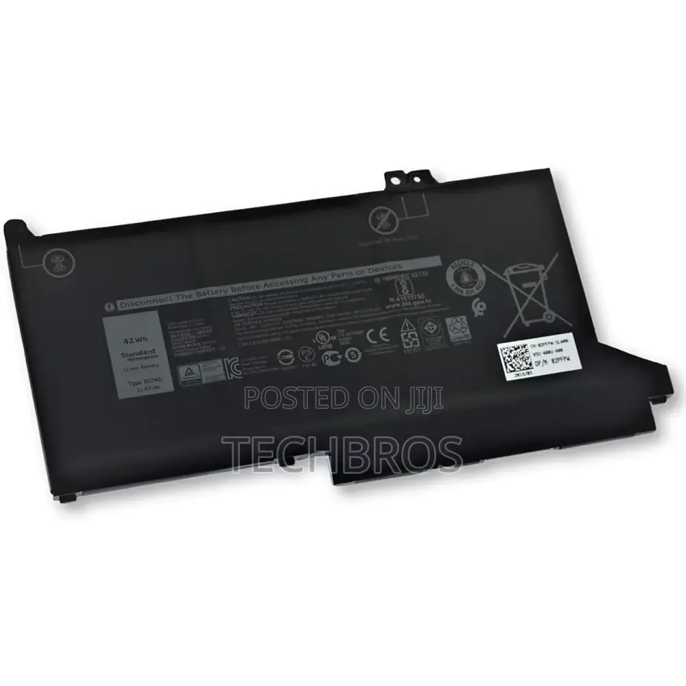 0G74G Battery for Dell Latitude 5300 2-in-1 5310 7300 7400