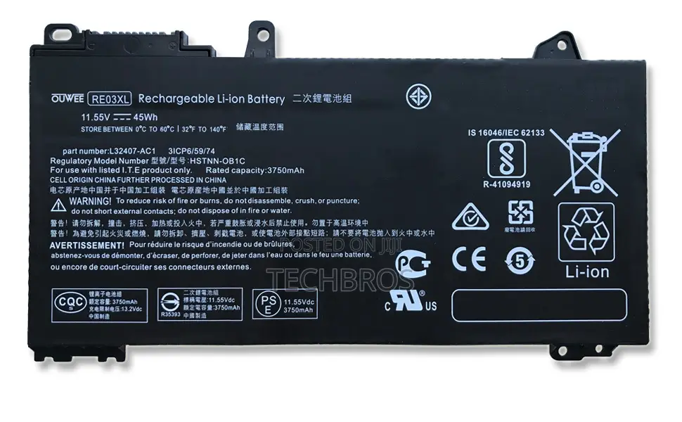Original Battery Re03xl For Hp Probook 430 440 445 450 G6