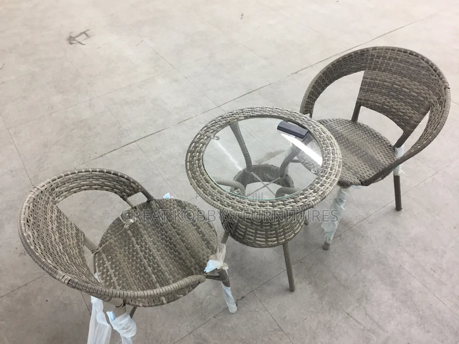 Outdoor Table With Two Chairs