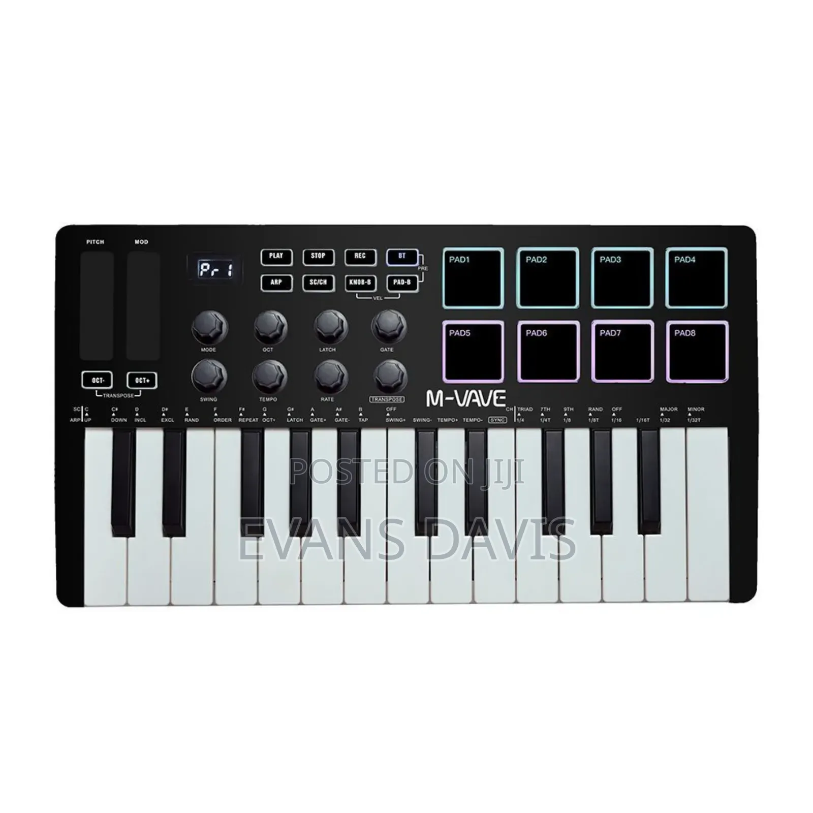 M-Vave Professinal MIDI Keyboard 25 Keys