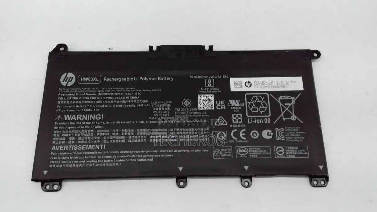 Original Battery for HP Pavilion 15-Hw03xl