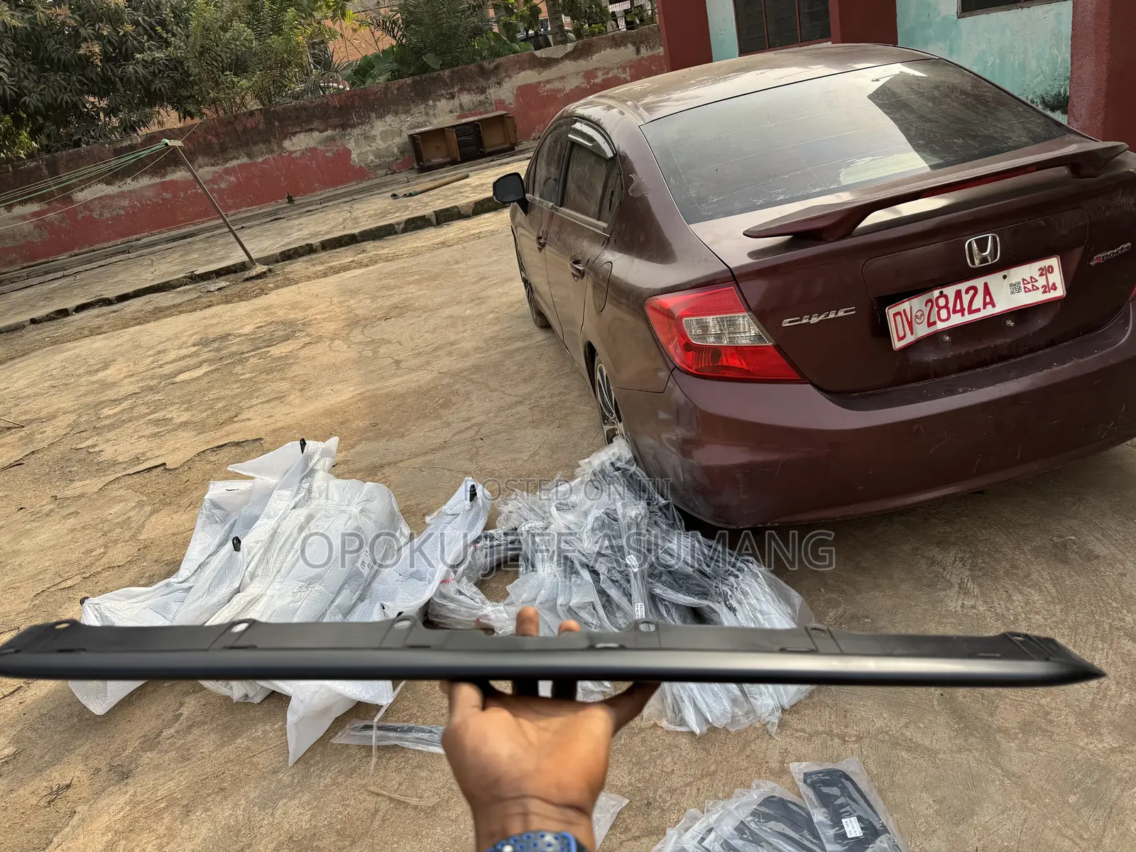 Civic 2019-2021 Front Bumper Lower Lip