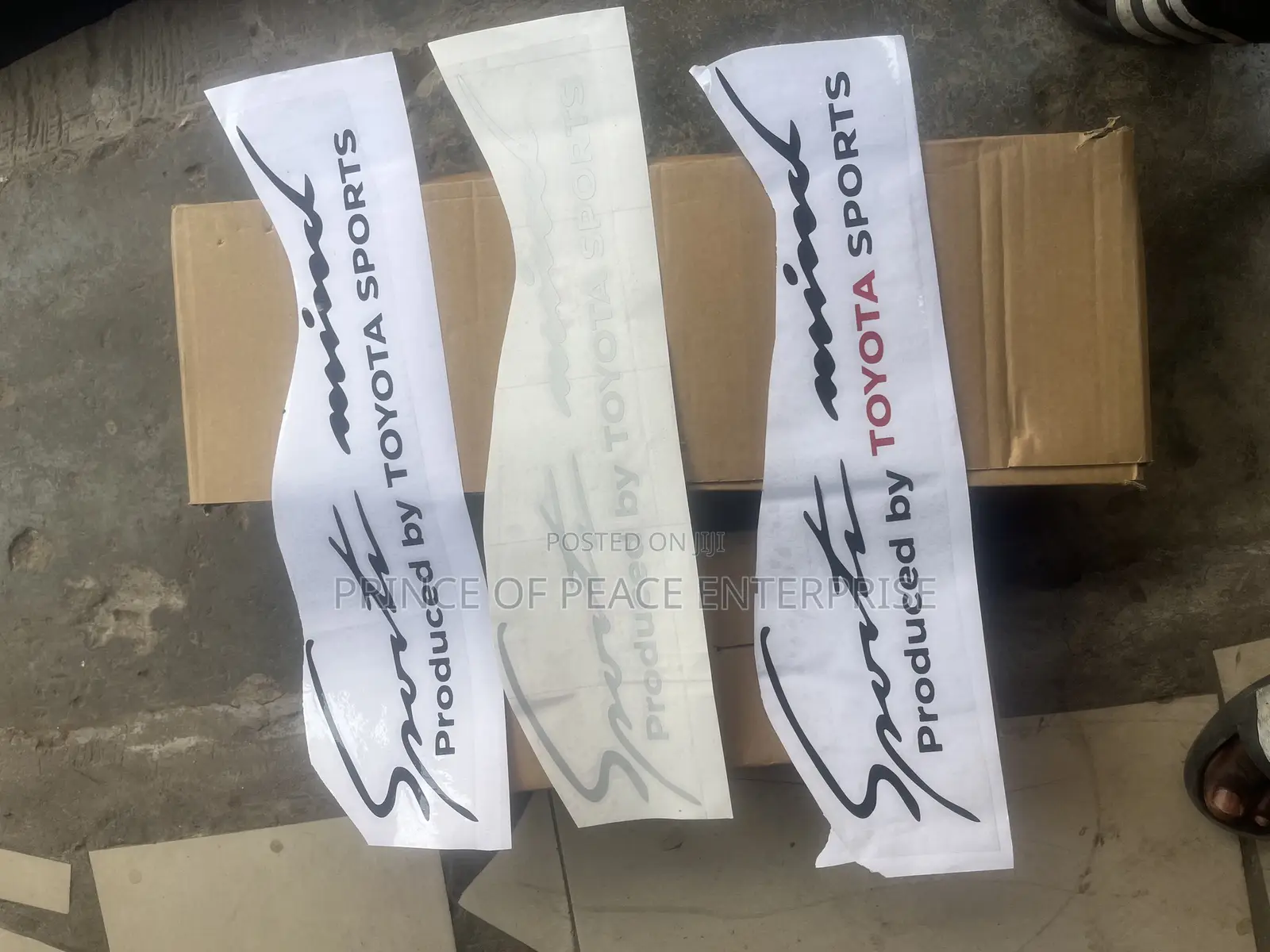Toyota Sports Sticker Pair