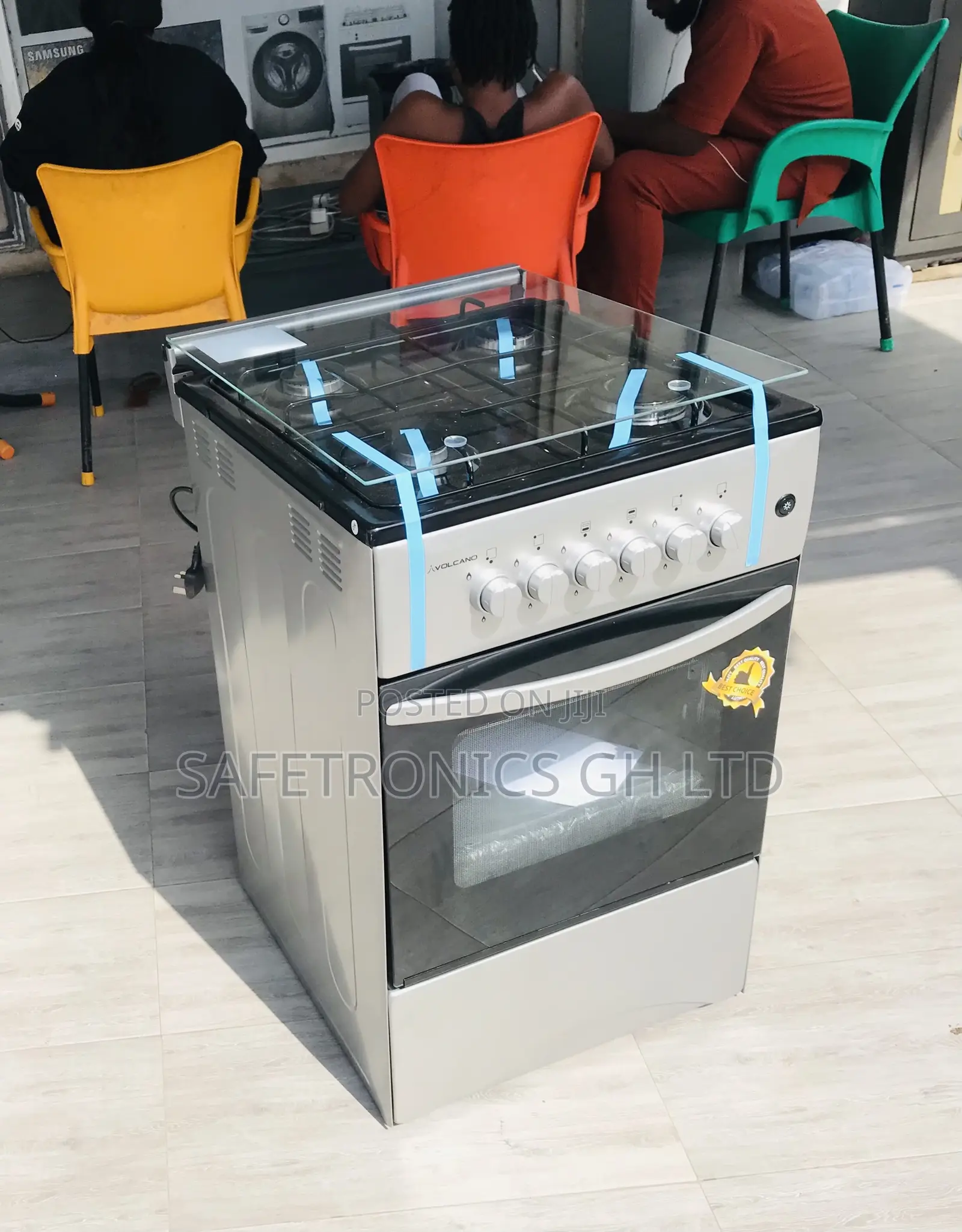 Get 4 Sealed Gas Cooker 50/50 Volcano Oven Grill