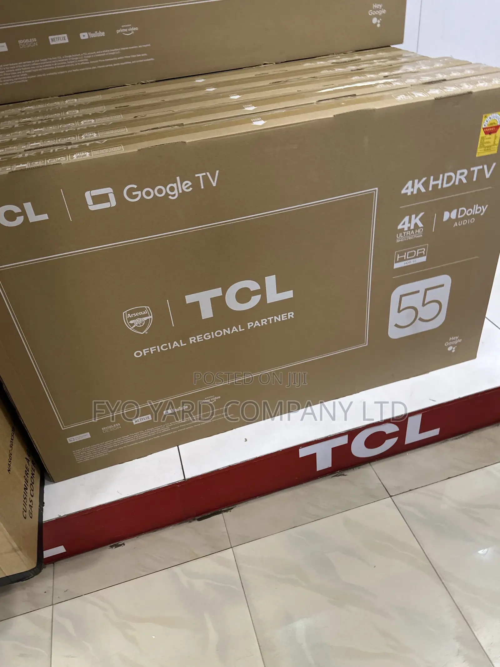 Edgeless Design TCL 55 Smart Uhd Android Tv