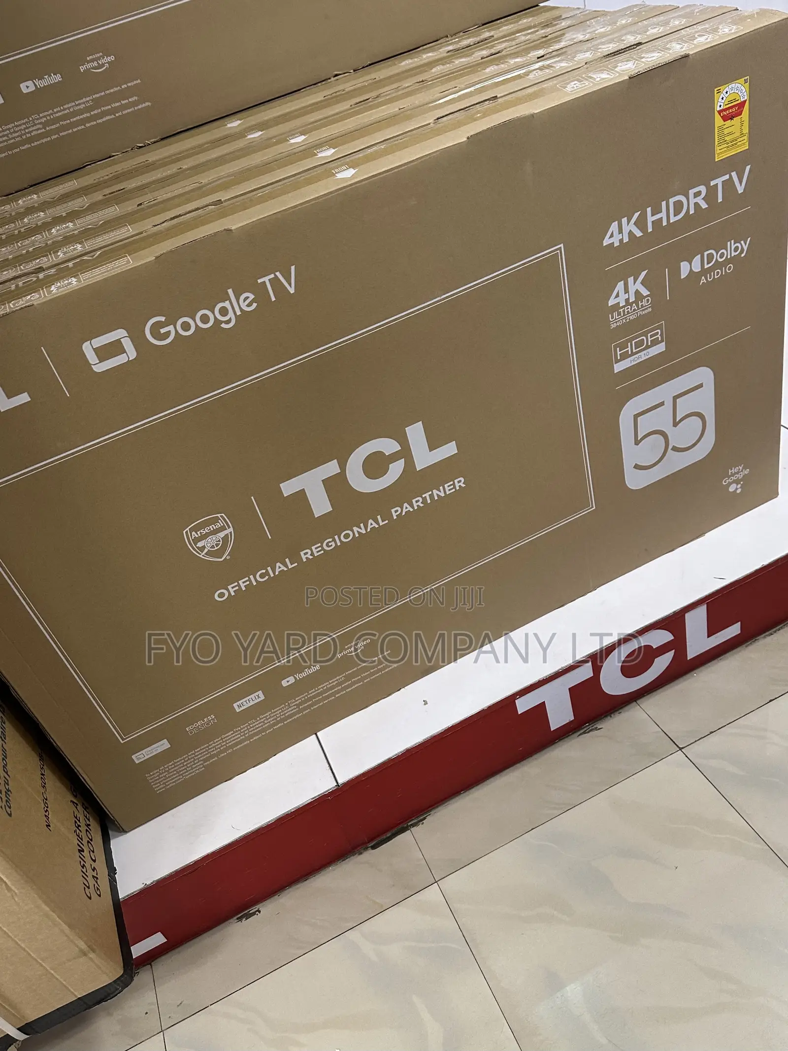 Edgeless Design TCL 55 Smart Uhd Android Tv