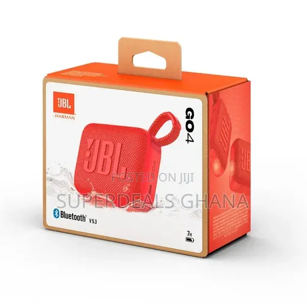 JBL Go 4 Portable Speaker Red