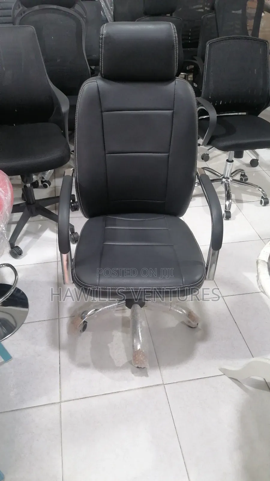Office Leather Swivel Chair