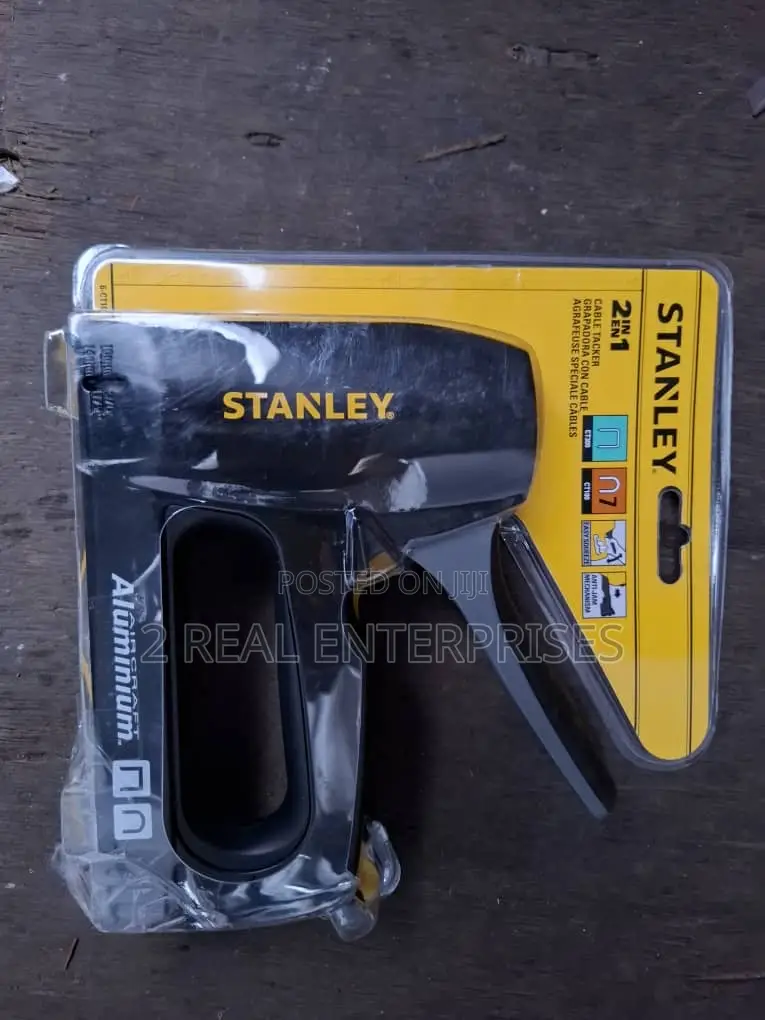 Stanley 2-in-1 Tacker Staple Cable Gun 6ct10x