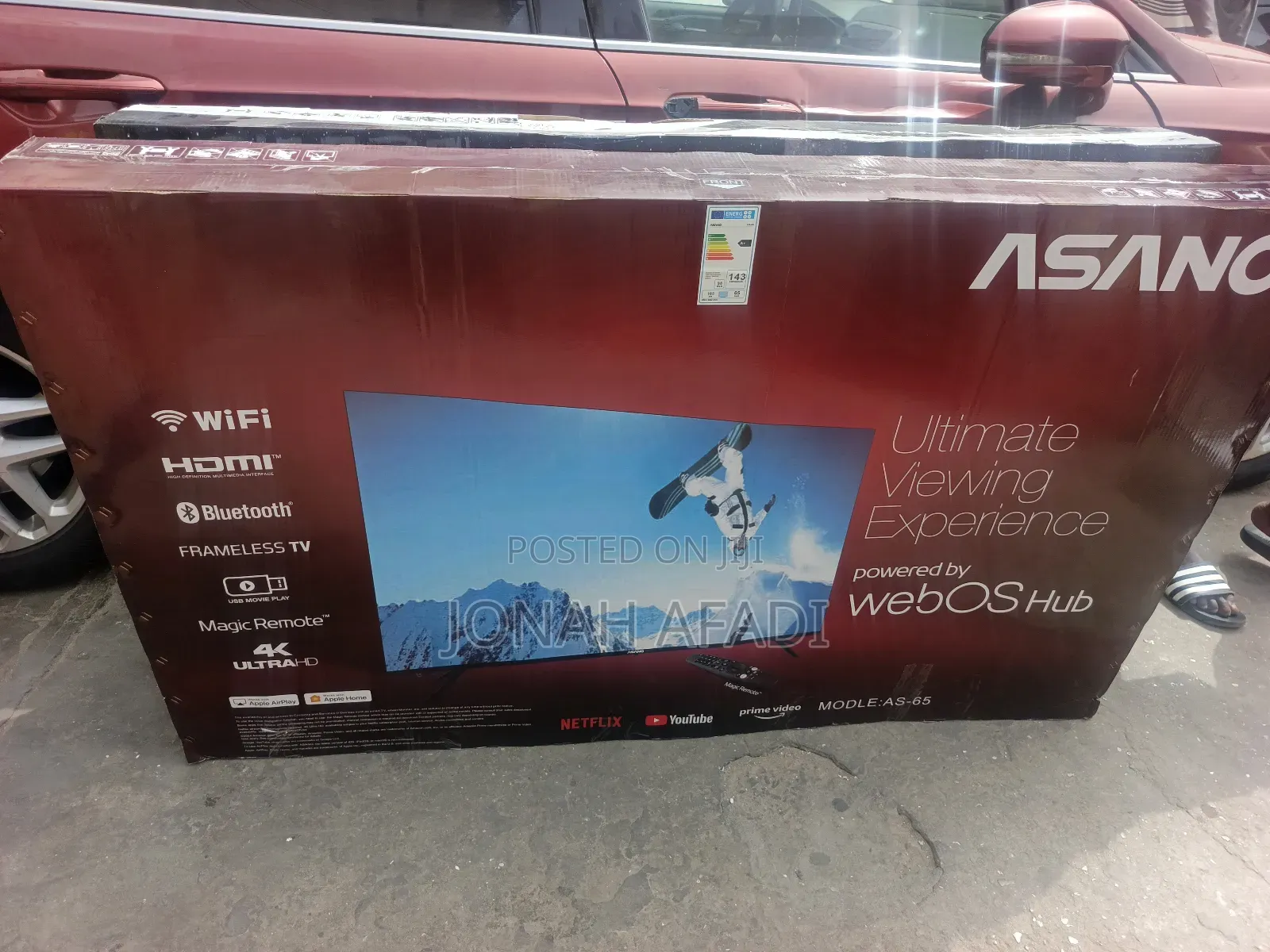 Asano-65 Webos Hub Smart Ultra Slim Led Tv,With Magic Remote