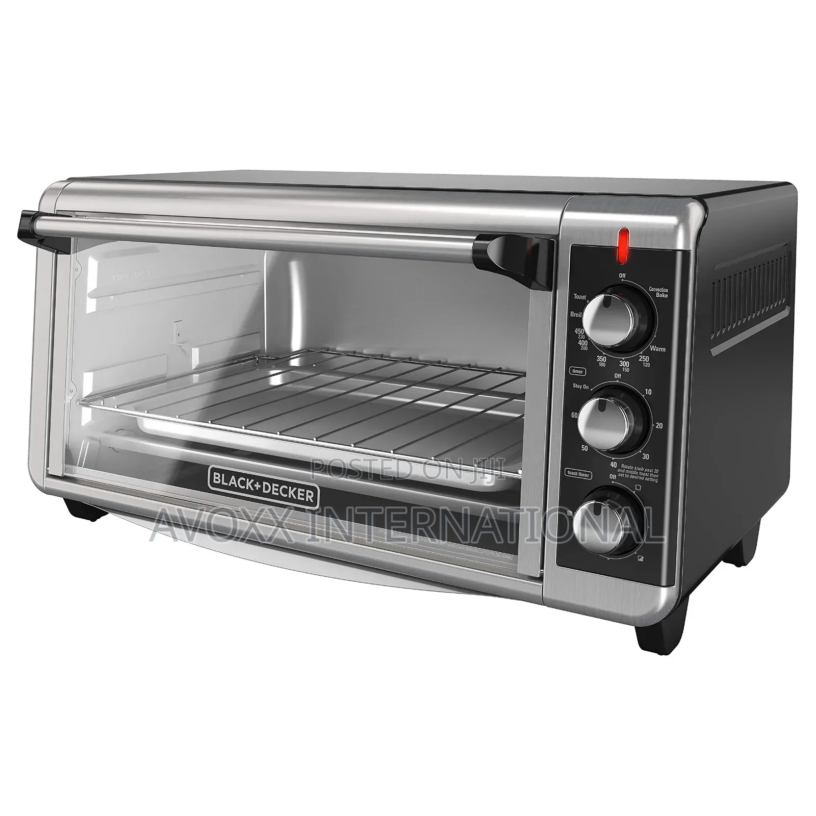 BLACK+DECKER 8-Slice Extra Wide Toaster Oven, 9"X13"