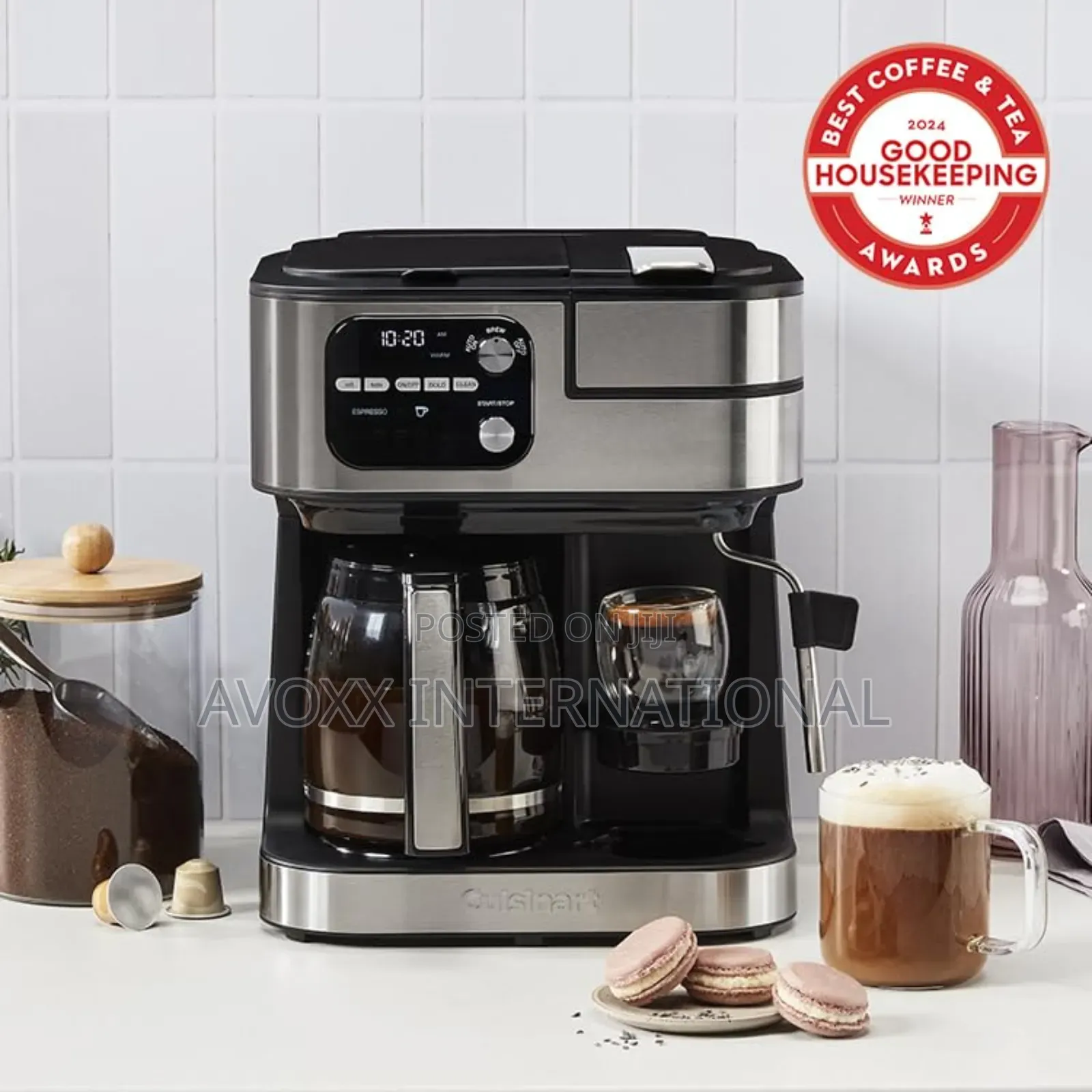 Cuisinart Barista Bar 4-in-1 Coffee Machine, 12-Cup SS-4N1