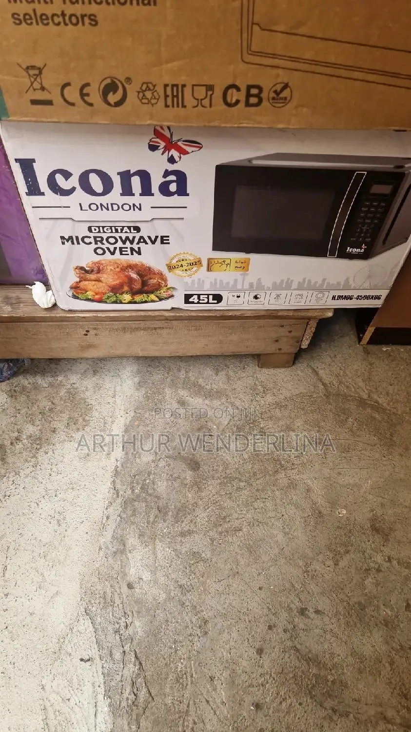 Icona 45L Microwave Oven ILDMOG-4500XBG