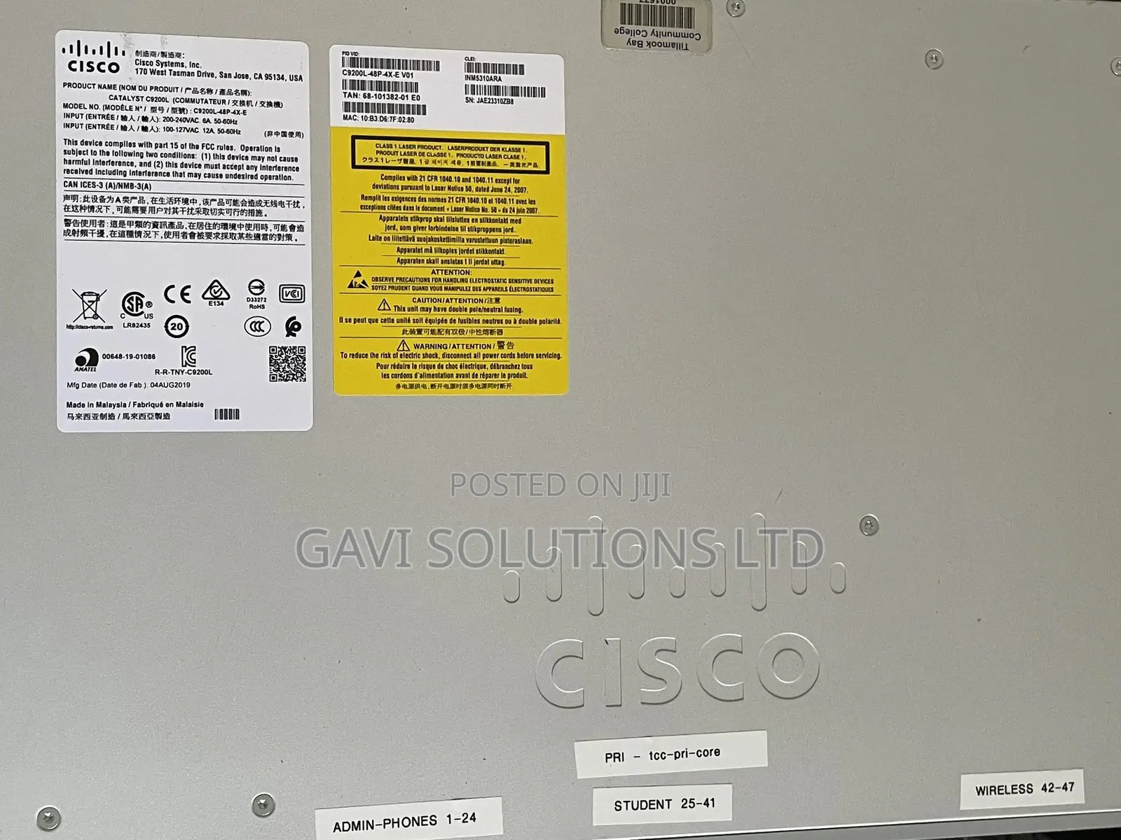 Cisco 9200L Poe+