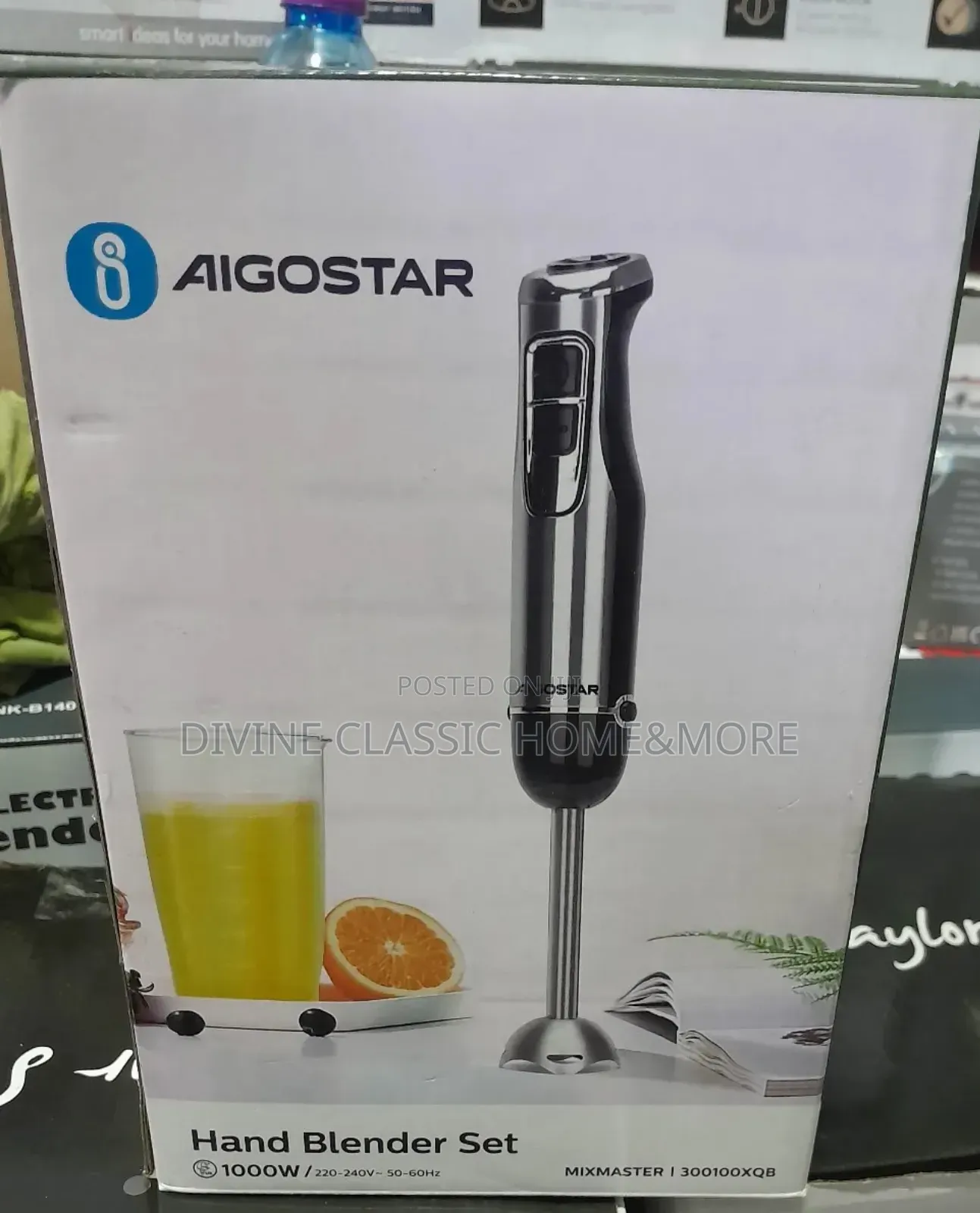 Aigostar Hand Blender (1000watt)