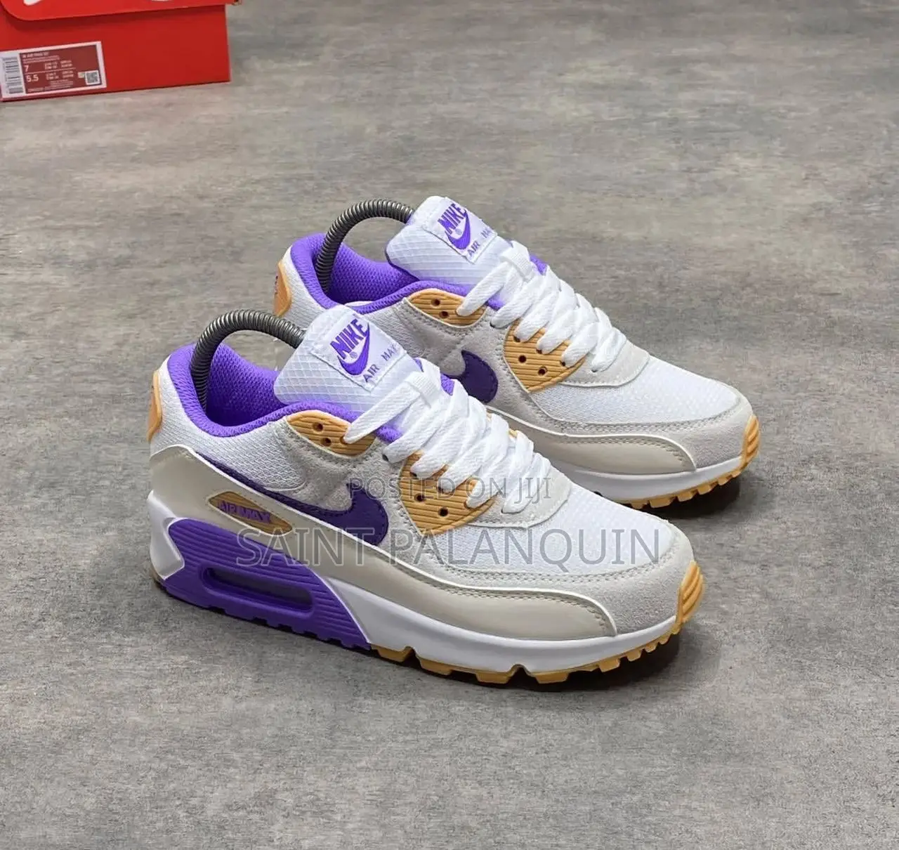 Nike Airmax 90 GS White Leather