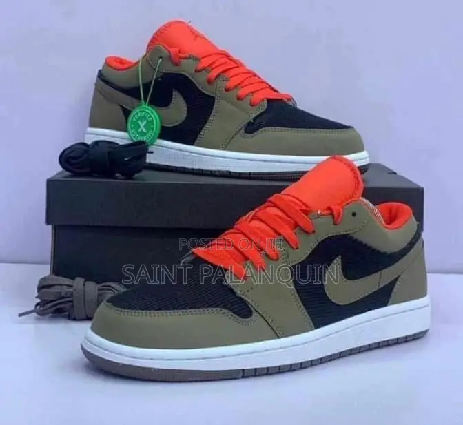 Nike Jordan One Low Black Olivi