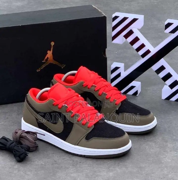 Nike Jordan One Low Black Olivi