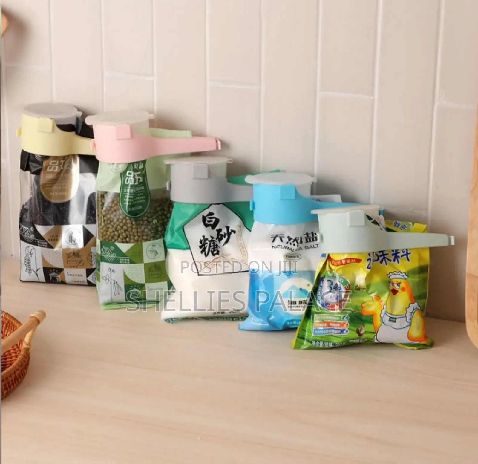 Food Storage Sealing Clips With Pour Sprouts